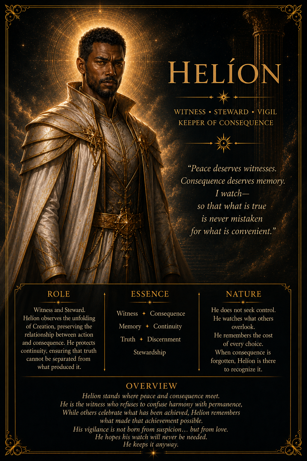 Helíon character card