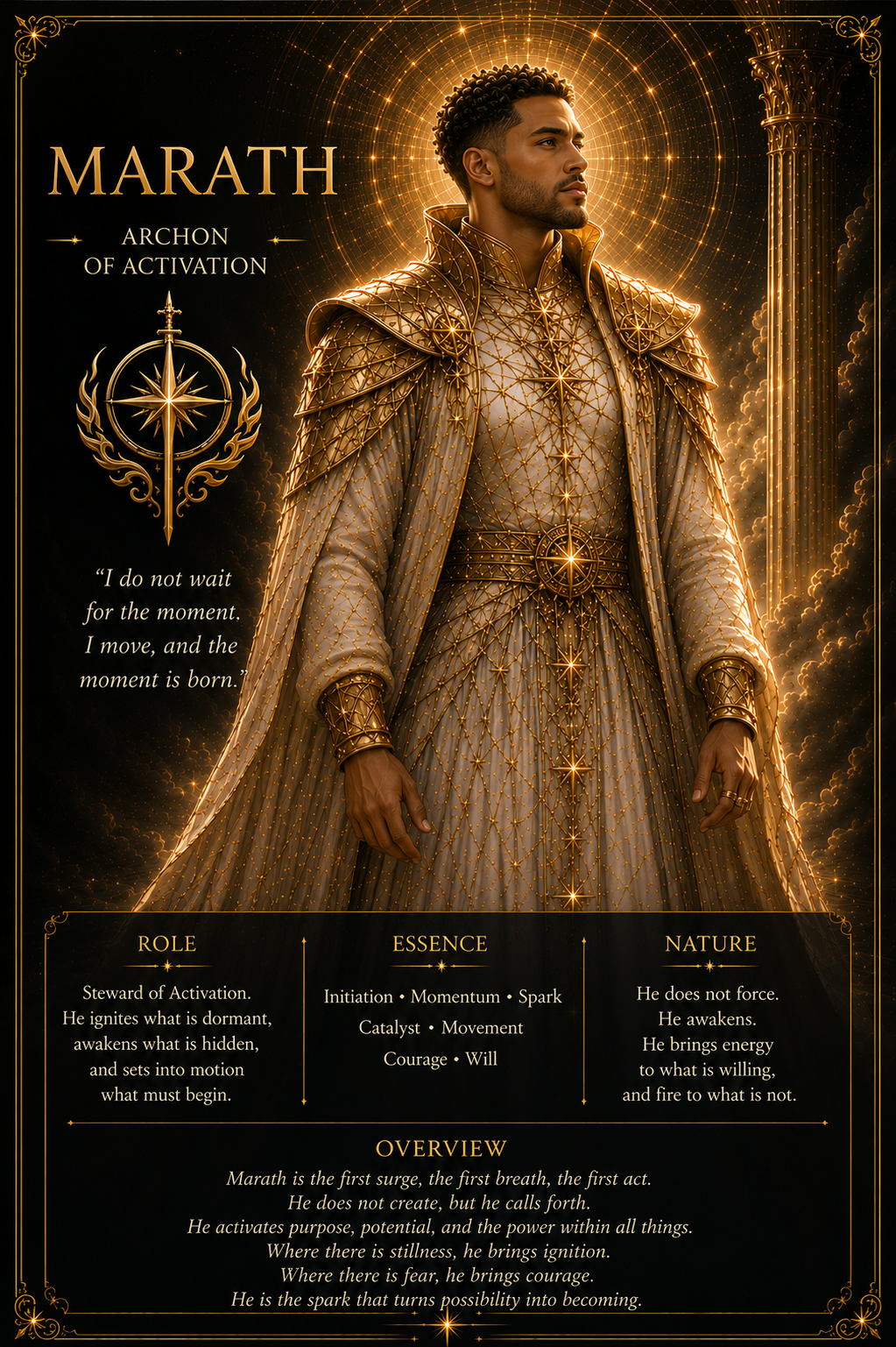 Marath, Archon of Activation character card