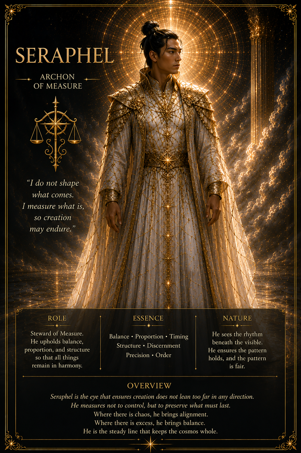 Seraphel, Archon of Measure character card
